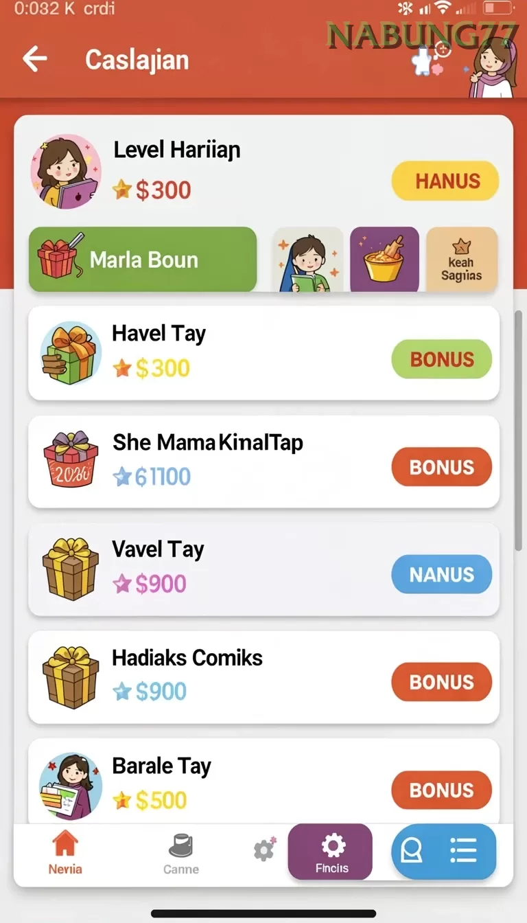 Cuplikan layar BIWIN — pengaturan akun