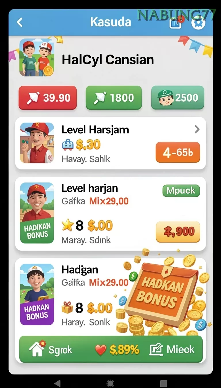 Cuplikan layar BIWIN — halaman utama